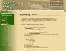 Tablet Screenshot of mcclearyengineering.com